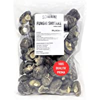 Los mejores  - Scherini Valtellina – Letinula edodes setas Shiitake deshidratado para buenos gustos- 200g